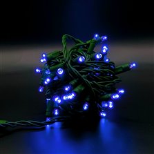 Image of 50L 5MM LED - Blue with Gr Cord - 4" Spacing